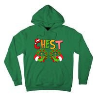 Funny Christmas Chest Matching Couple Tall Hoodie