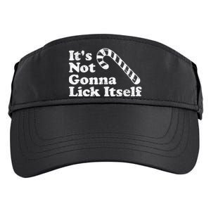 Funny Candy Cane Lick Itself Adult Christmas Adult Drive Performance Visor