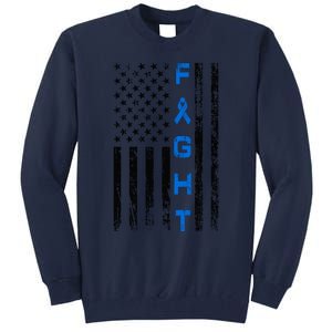 Fight Colon Cancer Awareness Tall Sweatshirt