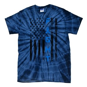 Fight Colon Cancer Awareness Tie-Dye T-Shirt