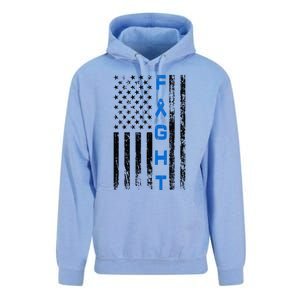 Fight Colon Cancer Awareness Unisex Surf Hoodie