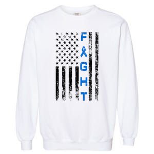 Fight Colon Cancer Awareness Garment-Dyed Sweatshirt