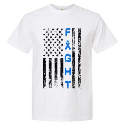 Fight Colon Cancer Awareness Garment-Dyed Heavyweight T-Shirt