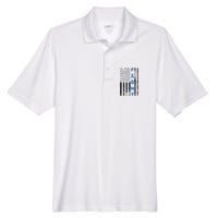 Fight Colon Cancer Awareness Men's Origin Performance Pique Polo