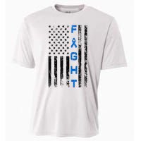 Fight Colon Cancer Awareness Cooling Performance Crew T-Shirt