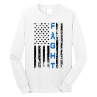 Fight Colon Cancer Awareness Long Sleeve Shirt