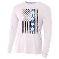 Fight Colon Cancer Awareness Cooling Performance Long Sleeve Crew