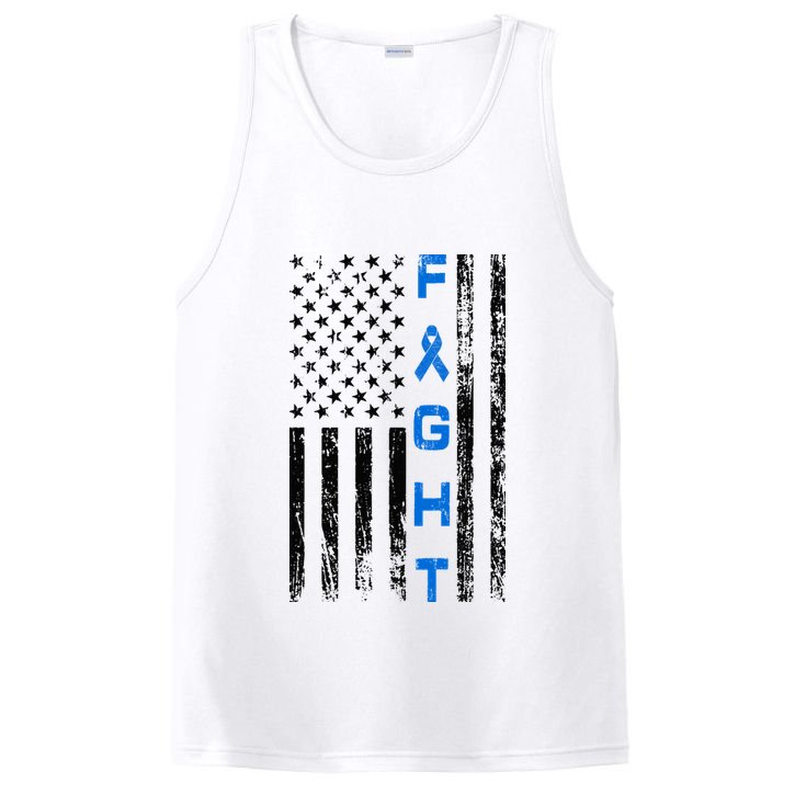 Fight Colon Cancer Awareness PosiCharge Competitor Tank