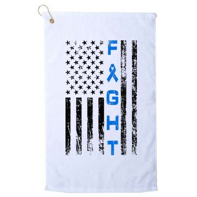 Fight Colon Cancer Awareness Golf Towel