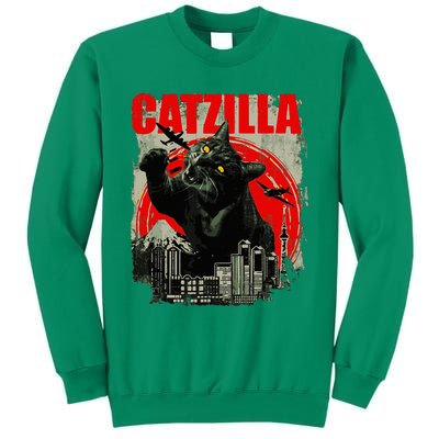 Funny Cat Catzilla Sweatshirt