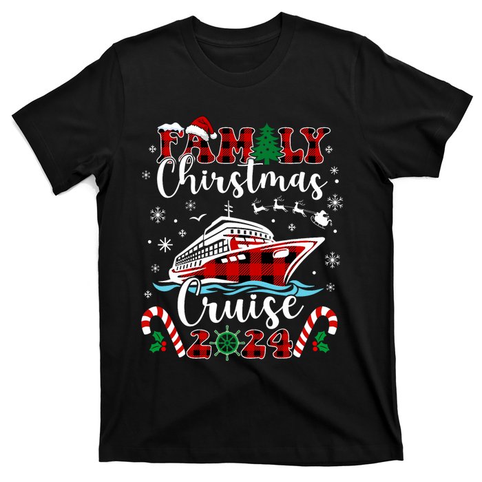 Family Christmas Cruise 2024 Matching Family Cruise Holiday T-Shirt