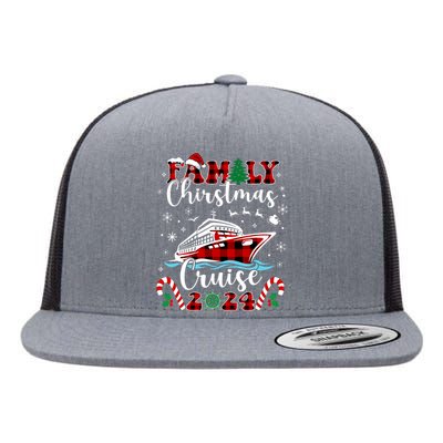 Family Christmas Cruise 2024 Matching Family Cruise Holiday Flat Bill Trucker Hat