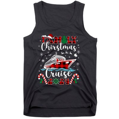 Family Christmas Cruise 2024 Matching Family Cruise Holiday Tank Top