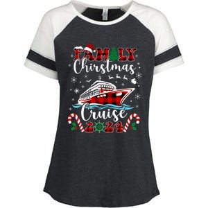 Family Christmas Cruise 2024 Matching Family Cruise Holiday Enza Ladies Jersey Colorblock Tee