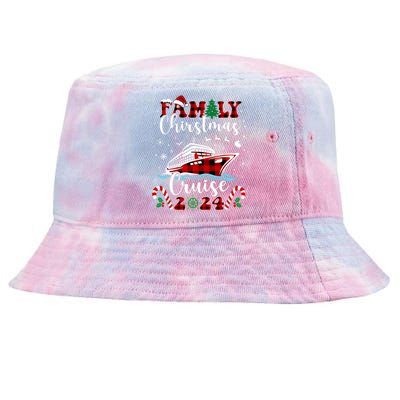 Family Christmas Cruise 2024 Matching Family Cruise Holiday Tie-Dyed Bucket Hat