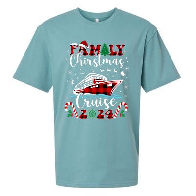 Family Christmas Cruise 2024 Matching Family Cruise Holiday Sueded Cloud Jersey T-Shirt