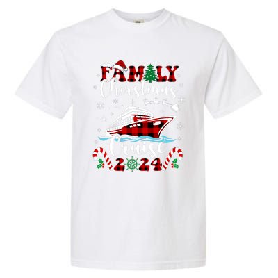 Family Christmas Cruise 2024 Matching Family Cruise Holiday Garment-Dyed Heavyweight T-Shirt