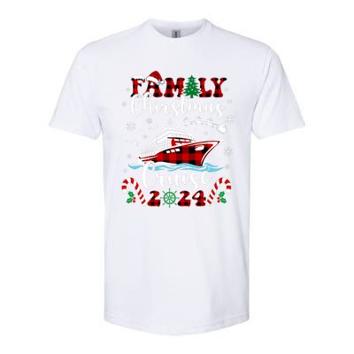 Family Christmas Cruise 2024 Matching Family Cruise Holiday Softstyle CVC T-Shirt