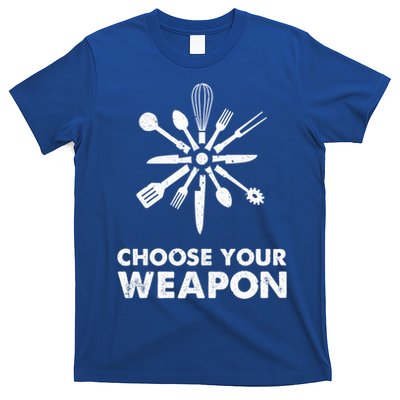 Funny Cooking Choose Your Weapon Kitchen Utensils Gift T-Shirt