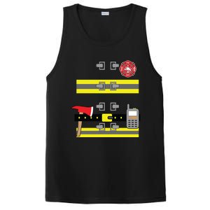 Firefighter Costume Cute Birthday Halloween Gift PosiCharge Competitor Tank