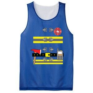 Firefighter Costume Cute Birthday Halloween Gift Mesh Reversible Basketball Jersey Tank