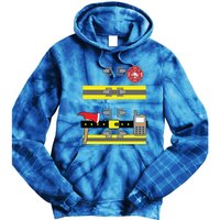 Firefighter Costume Cute Birthday Halloween Gift Tie Dye Hoodie