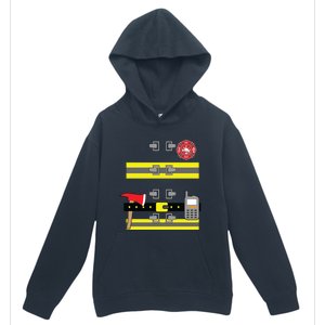 Firefighter Costume Cute Birthday Halloween Gift Urban Pullover Hoodie