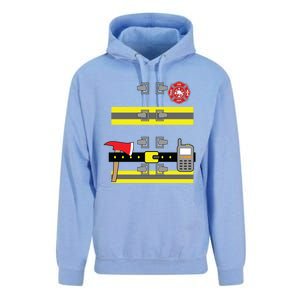 Firefighter Costume Cute Birthday Halloween Gift Unisex Surf Hoodie