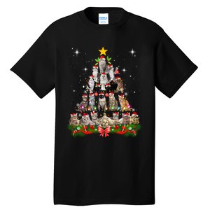 Funny Cat Christmas Ree Xmas Gifts Tall T-Shirt