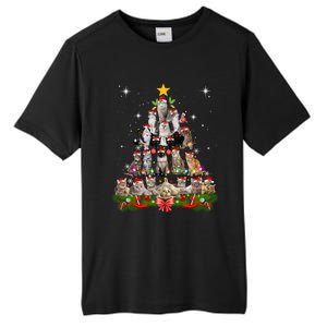 Funny Cat Christmas Ree Xmas Gifts Tall Fusion ChromaSoft Performance T-Shirt