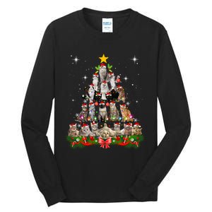 Funny Cat Christmas Ree Xmas Gifts Tall Long Sleeve T-Shirt