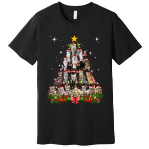 Funny Cat Christmas Ree Xmas Gifts Premium T-Shirt