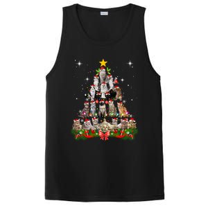 Funny Cat Christmas Ree Xmas Gifts PosiCharge Competitor Tank