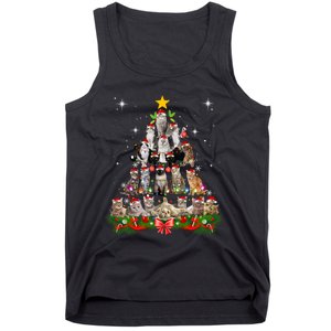 Funny Cat Christmas Ree Xmas Gifts Tank Top