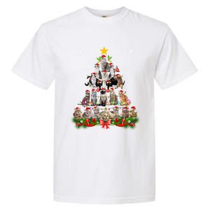 Funny Cat Christmas Ree Xmas Gifts Garment-Dyed Heavyweight T-Shirt