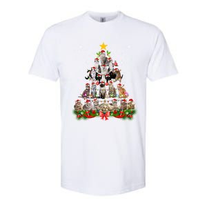 Funny Cat Christmas Ree Xmas Gifts Softstyle CVC T-Shirt