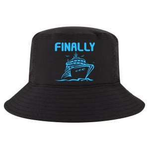 Finally Cruising Cruise Ship For Boy Girl Cool Comfort Performance Bucket Hat