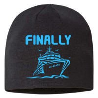 Finally Cruising Cruise Ship For Boy Girl Sustainable Beanie