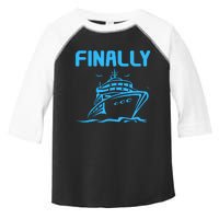 Finally Cruising Cruise Ship For Boy Girl Toddler Fine Jersey T-Shirt