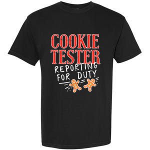 Funny Christmas Cookie Tester Gift Garment-Dyed Heavyweight T-Shirt