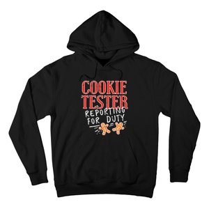 Funny Christmas Cookie Tester Gift Hoodie