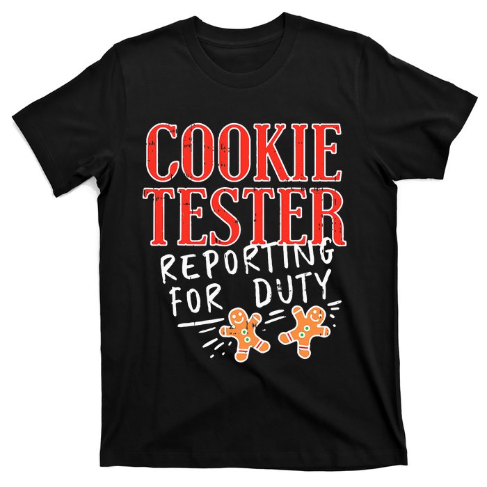 Funny Christmas Cookie Tester Gift T-Shirt