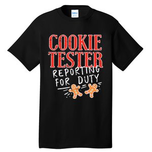 Funny Christmas Cookie Tester Gift Tall T-Shirt