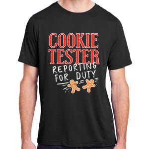 Funny Christmas Cookie Tester Gift Adult ChromaSoft Performance T-Shirt