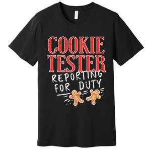 Funny Christmas Cookie Tester Gift Premium T-Shirt