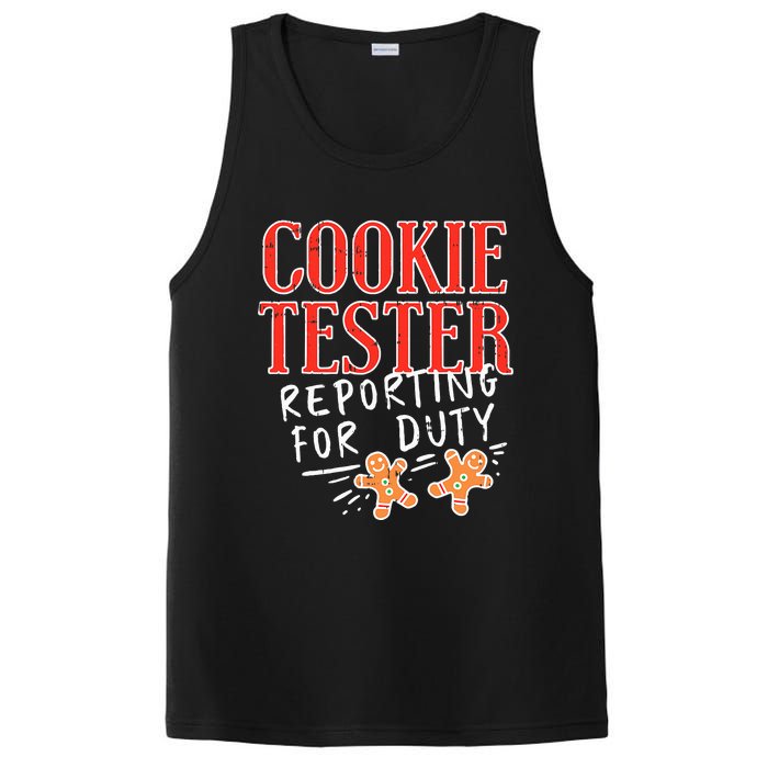 Funny Christmas Cookie Tester Gift PosiCharge Competitor Tank