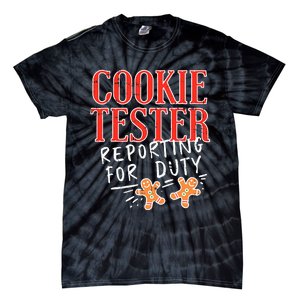 Funny Christmas Cookie Tester Gift Tie-Dye T-Shirt