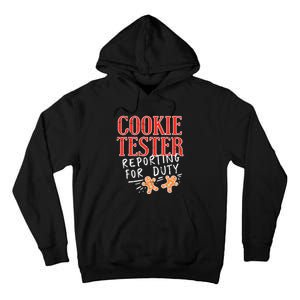 Funny Christmas Cookie Tester Gift Tall Hoodie