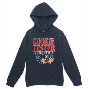 Funny Christmas Cookie Tester Gift Urban Pullover Hoodie