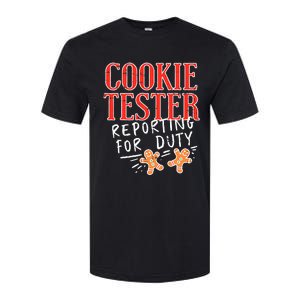 Funny Christmas Cookie Tester Gift Softstyle CVC T-Shirt